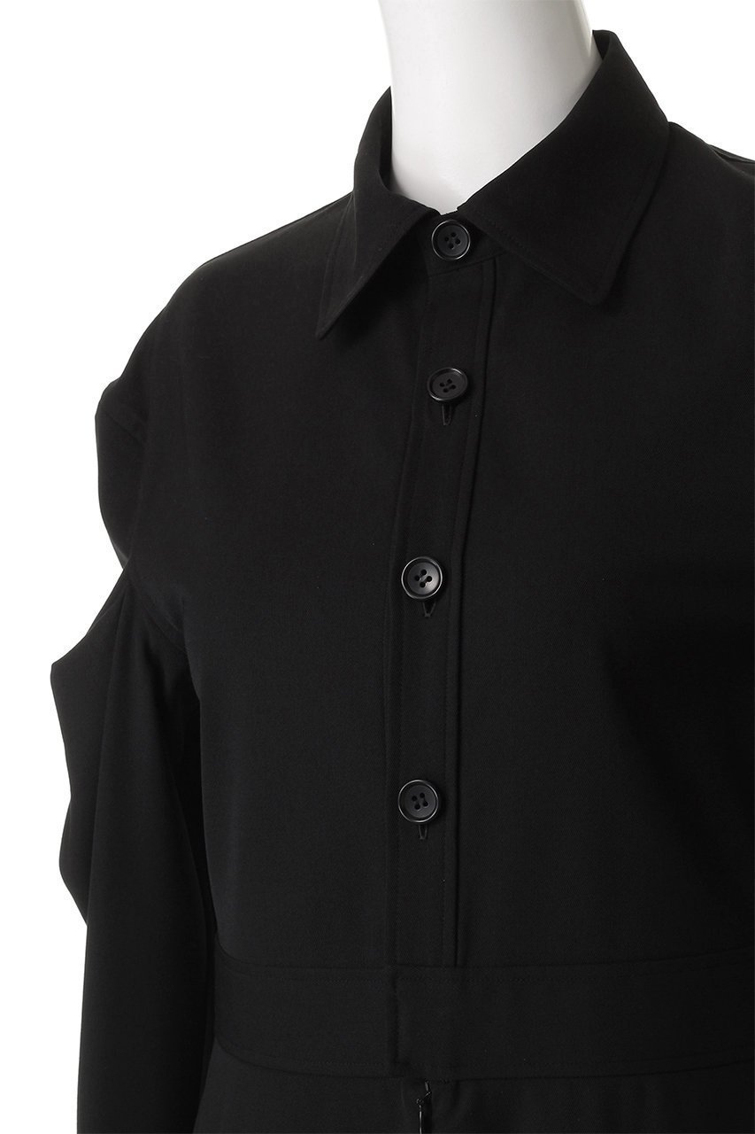 【イロット/IIROT】のタック スリーブ ドレス 人気、トレンドファッション・服の通販 founy(ファニー) 　ファッション　Fashion　レディースファッション　Fashion for Women　スカート　Skirts　ロングスカート　Long Skirts / Maxi & Midi Skirts　スリット　Slit, Slit Detail　スリーブ　Sleeve, Long Sleeve / Short Sleeve　ドレス　Dress, One-Piece　フロント　Front, Front Design　ロング　Long, Long-Length　other-5|ID: prp329100004621339 ipo3291000000033156203