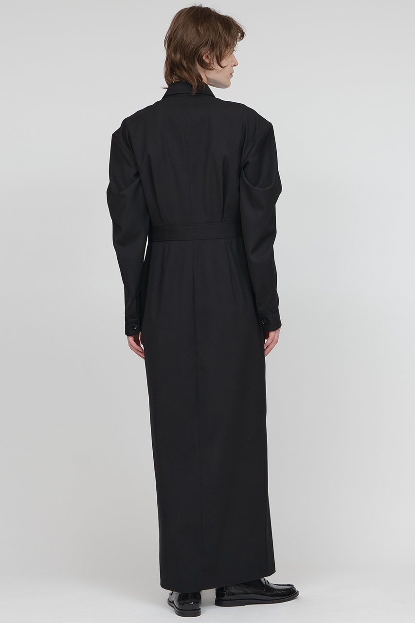 【イロット/IIROT】のタック スリーブ ドレス 人気、トレンドファッション・服の通販 founy(ファニー) 　ファッション　Fashion　レディースファッション　Fashion for Women　スカート　Skirts　ロングスカート　Long Skirts / Maxi & Midi Skirts　スリット　Slit, Slit Detail　スリーブ　Sleeve, Long Sleeve / Short Sleeve　ドレス　Dress, One-Piece　フロント　Front, Front Design　ロング　Long, Long-Length　other-6|ID: prp329100004621339 ipo3291000000033156205