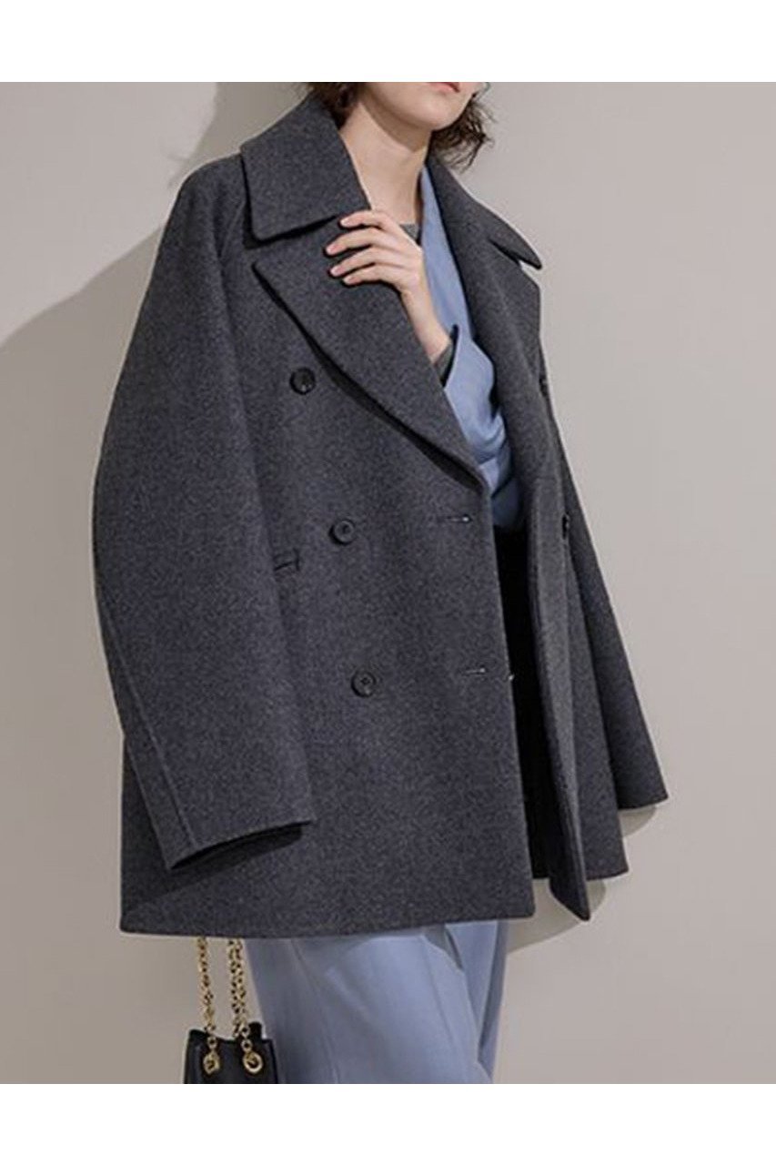 【カオス/Chaos】のスーペリアガロンコート インテリア・キッズ・メンズ・レディースファッション・服の通販 founy(ファニー) 　ファッション　Fashion　レディースファッション　Fashion for Women　アウター　Coat / Outerwear Collection　コート・ロングコート・ピーコート　Long Coats, Peacoats & More　ショート　Short, Short Length　パターン　Pattern, Design Print　再入荷　Restock / Back in Stock　チャコール|ID: prp329100004621386 ipo3291000000033156670