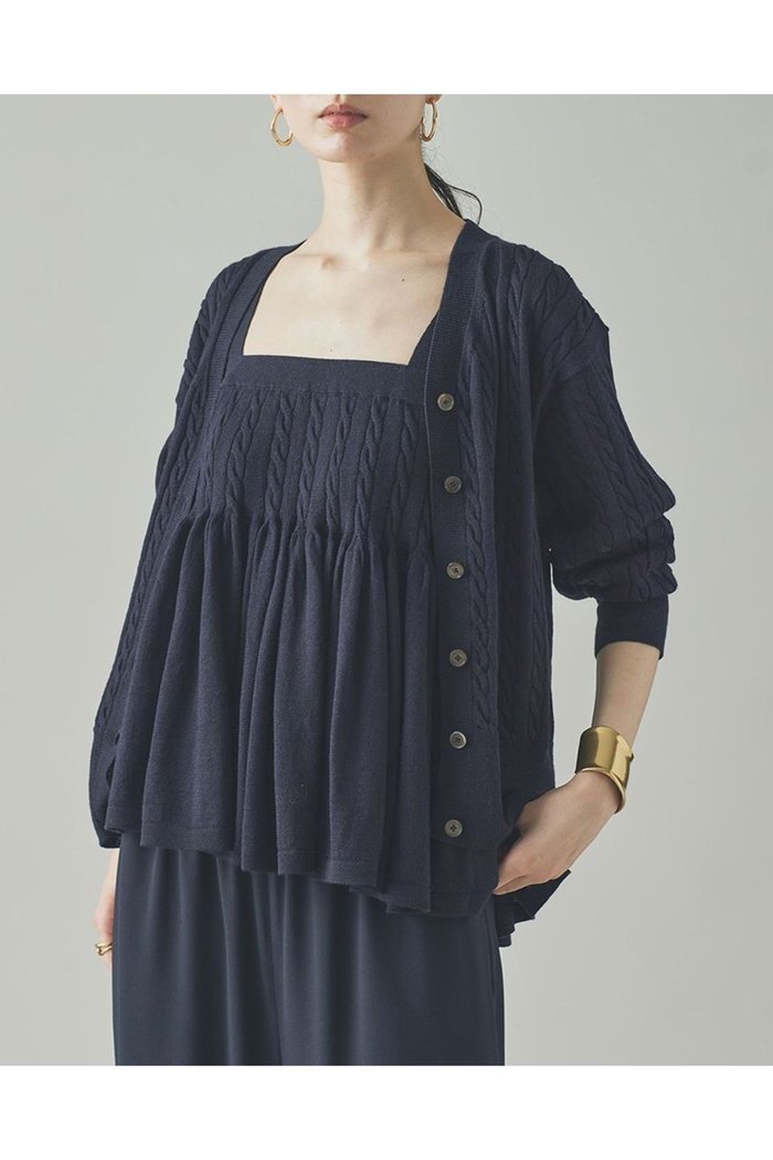 【カレンソロジー/Curensology】のウールリネンVネックニットカーディガン インテリア・キッズ・メンズ・レディースファッション・服の通販 founy(ファニー) https://founy.com/ ファッション Fashion レディースファッション Fashion for Women トップス・カットソー Cut & Sew Tops ニット Knit Tops & Sweaters カーディガン・羽織り Layered Style Cardigans Vネックトップス V-Neck Tops / V-Cut Neckline Shirts おすすめ Recommended / Our Picks カーディガン Cardigan, Knitwear リネン Linen, Linen Fabric 新作・新入荷 New Arrivals / New In |ID: prp329100004621387 ipo3291000000033156678