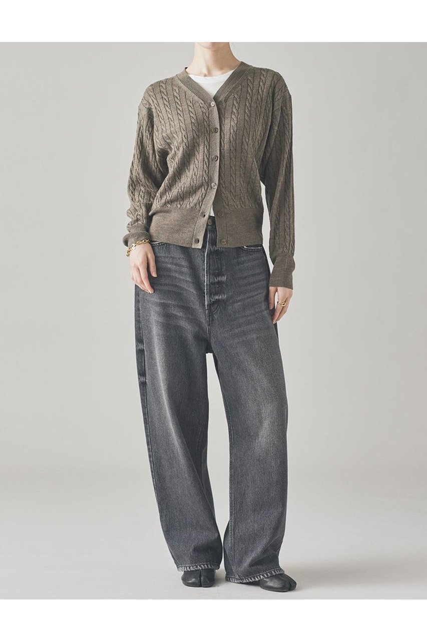 【カレンソロジー/Curensology】のウールリネンVネックニットカーディガン 人気、トレンドファッション・服の通販 founy(ファニー) 　ファッション　Fashion　レディースファッション　Fashion for Women　トップス・カットソー　Cut & Sew Tops　ニット　Knit Tops & Sweaters　カーディガン・羽織り　Layered Style Cardigans　Vネックトップス　V-Neck Tops / V-Cut Neckline Shirts　おすすめ　Recommended / Our Picks　カーディガン　Cardigan, Knitwear　リネン　Linen, Linen Fabric　新作・新入荷　New Arrivals / New In　other-6|ID: prp329100004621387 ipo3291000000033156686