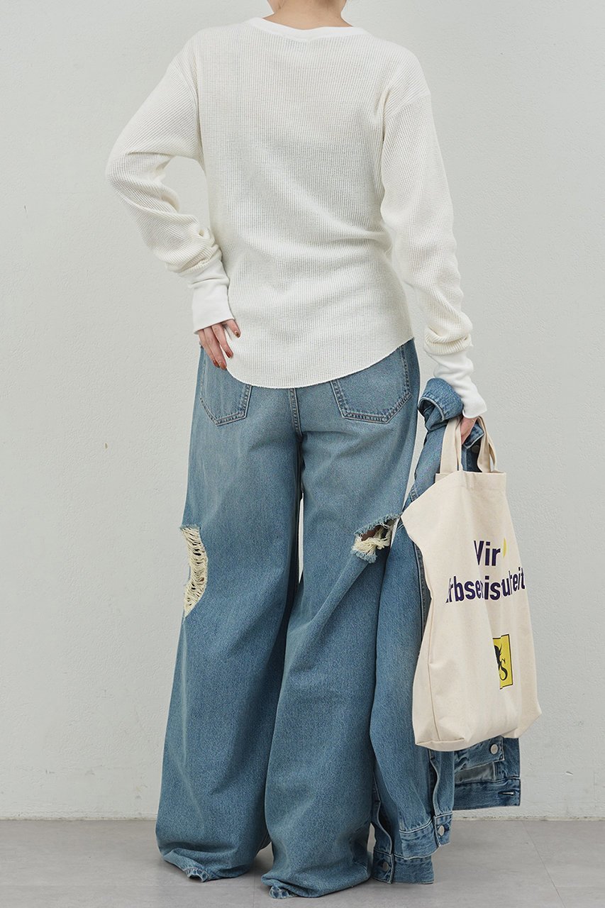 【ガリャルダガランテ/GALLARDAGALANTE】の【PEAS】ショッピングバッグ 人気、トレンドファッション・服の通販 founy(ファニー) 　ファッション　Fashion　レディースファッション　Fashion for Women　バッグ　Bags　2025年　2025　2025-2026秋冬・A/W　Autumn/Winter 2025–26 AW25–26　デニム　Denim, Jeans Material　プリント　Print, Printed Pattern　A/W・秋冬　Autumn/Winter　other-3|ID: prp329100004622092 ipo3291000000033169277