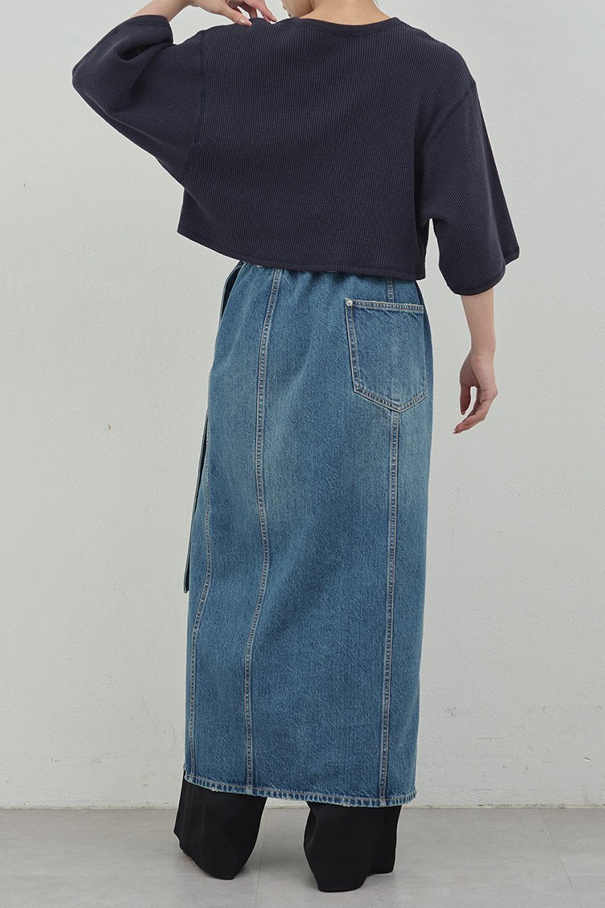 【ガリャルダガランテ/GALLARDAGALANTE】の【PEAS】サーマルクロップドTシャツ 人気、トレンドファッション・服の通販 founy(ファニー) 　ファッション　Fashion　レディースファッション　Fashion for Women　トップス・カットソー　Cut & Sew Tops　シャツ・ブラウス・オフィスカジュアル　Elegant Blouses & Button-Ups　ロングTシャツ・Tシャツ　Longline T-Shirts & Tees　カットソー・ベーシックTシャツ　Cut-and-Sewn Tops / Stretch Tees & Basics　2025年　2025　2025-2026秋冬・A/W　Autumn/Winter 2025–26 AW25–26　おすすめ　Recommended / Our Picks　クロップド　Cropped, Short Length　ショート　Short, Short Length　シルク　Silk, 100% Silk　スリーブ　Sleeve, Long Sleeve / Short Sleeve　モダン　Modern, Contemporary　ワッフル　Waffle, Waffle Knit　A/W・秋冬　Autumn/Winter　other-4|ID: prp329100004622106 ipo3291000000033169370