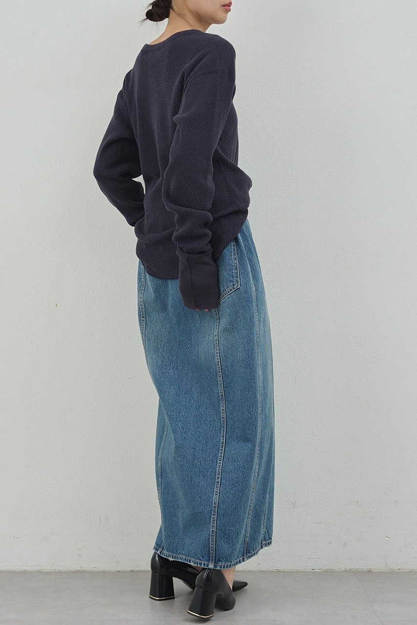【ガリャルダガランテ/GALLARDAGALANTE】の【PEAS】サーマルロンT 人気、トレンドファッション・服の通販 founy(ファニー) 　ファッション　Fashion　レディースファッション　Fashion for Women　トップス・カットソー　Cut & Sew Tops　シャツ・ブラウス・オフィスカジュアル　Elegant Blouses & Button-Ups　ロングTシャツ・Tシャツ　Longline T-Shirts & Tees　カットソー・ベーシックTシャツ　Cut-and-Sewn Tops / Stretch Tees & Basics　2025年　2025　2025-2026秋冬・A/W　Autumn/Winter 2025–26 AW25–26　おすすめ　Recommended / Our Picks　サテン　Satin, Glossy Fabric　シェイプ　Shape, Slim Fit　シルク　Silk, 100% Silk　スリーブ　Sleeve, Long Sleeve / Short Sleeve　デニム　Denim, Jeans Material　ロング　Long, Long-Length　ワッフル　Waffle, Waffle Knit　A/W・秋冬　Autumn/Winter　other-4|ID: prp329100004622107 ipo3291000000033169379