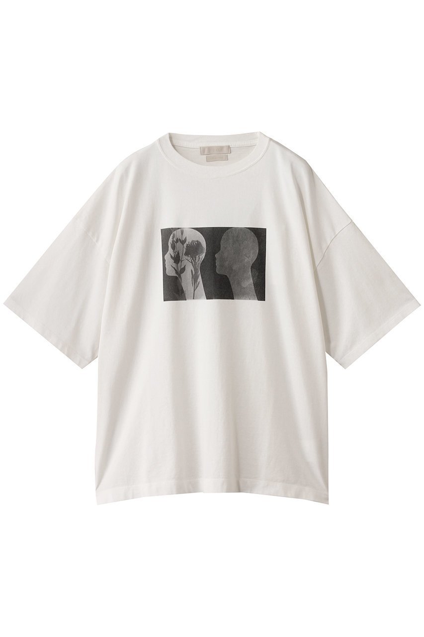 【ヨーク/YOKE / MEN】の【MEN】Photogram プリント Tシャツ インテリア・キッズ・メンズ・レディースファッション・服の通販 founy(ファニー) 　ファッション　Fashion　メンズファッション　Fashion for Men　トップス・カットソー　Cut & Sew Tops　メンズシャツ　Shirts　2025年　2025　2025-2026秋冬・A/W　Autumn/Winter 2025–26 AW25–26　インド　Indian Textile　ショート　Short, Short Length　スリーブ　Sleeve, Long Sleeve / Short Sleeve　フロント　Front, Front Design　プリント　Print, Printed Pattern　定番　Standard, Basic Item　A/W・秋冬　Autumn/Winter　ホワイト-プロフィール|ID: prp329100004622108 ipo3291000000033169384