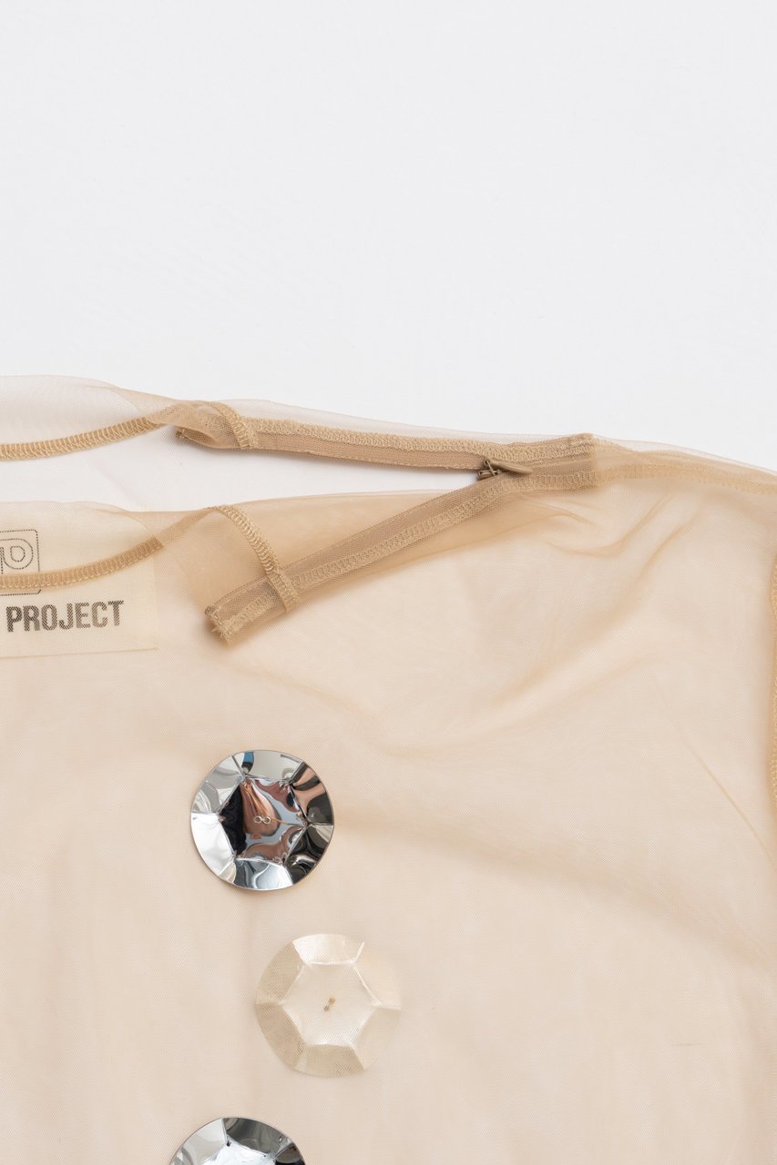 【プランク プロジェクト/PRANK PROJECT】のスパンコールTシャツ / Spankole T-shirt 人気、トレンドファッション・服の通販 founy(ファニー) 　ファッション　Fashion　レディースファッション　Fashion for Women　トップス・カットソー　Cut & Sew Tops　シャツ・ブラウス・オフィスカジュアル　Elegant Blouses & Button-Ups　ロングTシャツ・Tシャツ　Longline T-Shirts & Tees　カットソー・ベーシックTシャツ　Cut-and-Sewn Tops / Stretch Tees & Basics　ショート　Short, Short Length　スパンコール　Sequins, Sequin Embellishment　スリーブ　Sleeve, Long Sleeve / Short Sleeve　チュール　Tulip, Tulip Motif　other-5|ID: prp329100004622111 ipo3291000000033169414