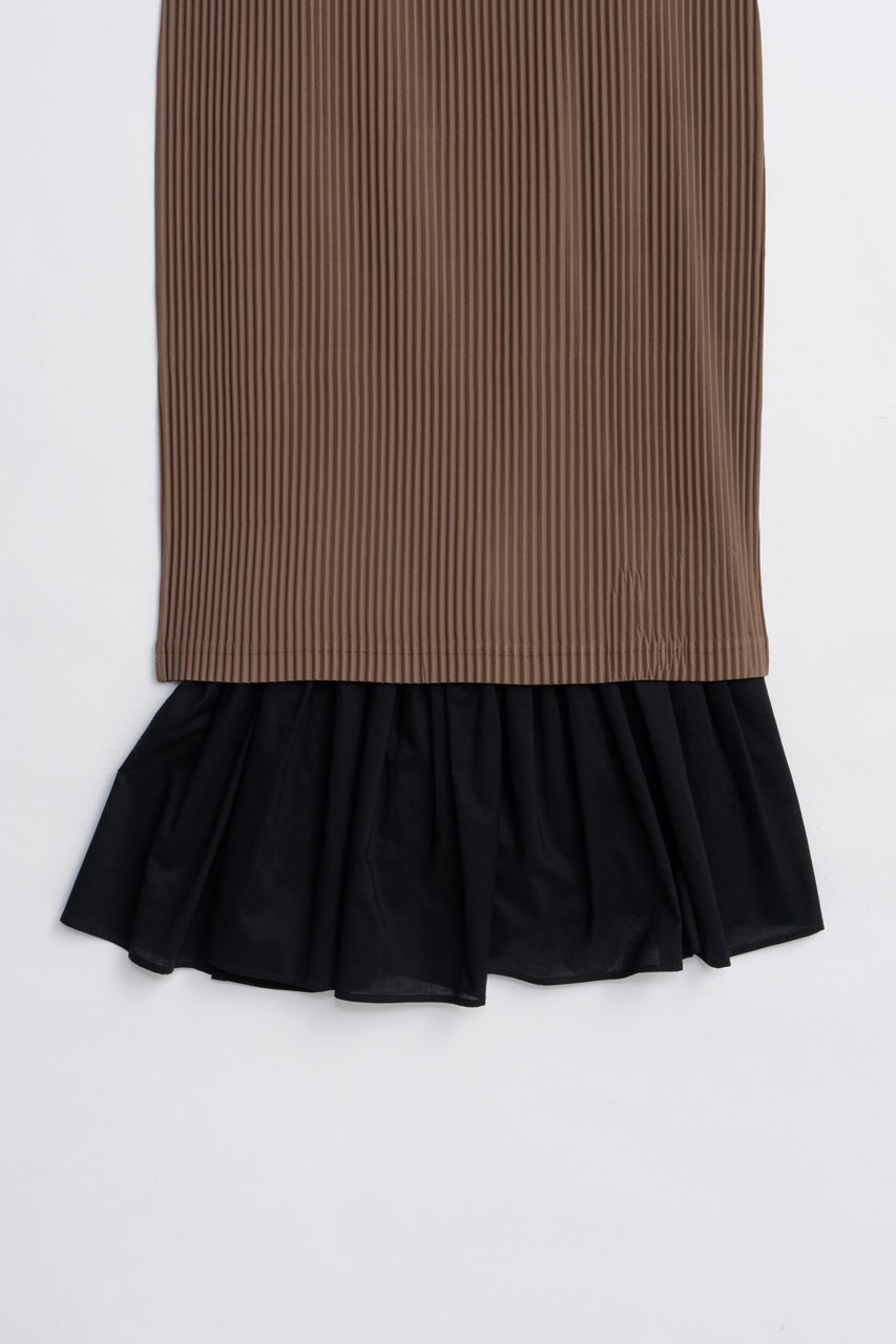 【プランク プロジェクト/PRANK PROJECT】のプリーツドレス / Pleated Dress 人気、トレンドファッション・服の通販 founy(ファニー) 　ファッション　Fashion　レディースファッション　Fashion for Women　ワンピース　Dresses　フォーマル・パーティードレス・結婚式用ドレス　Elegant & Casual Dresses　チュニック　Tunic Tops & Dresses　2025年　2025　2025-2026秋冬・A/W　Autumn/Winter 2025–26 AW25–26　キュプラ　Cupro, Eco Fabric　チュニック　Tunic, Long Top　ツイル　Twist, Twisted Detail　ドレス　Dress, One-Piece　フリル　Frill, Ruffle　プリーツ　Pleats, Pleated　ペチコート　Petticoat, Underskirt　ロング　Long, Long-Length　A/W・秋冬　Autumn/Winter　other-3|ID: prp329100004622113 ipo3291000000033169432