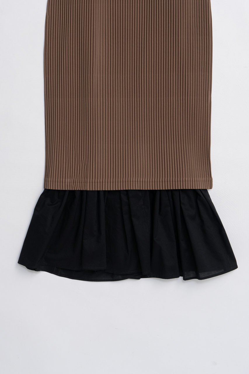【プランク プロジェクト/PRANK PROJECT】のプリーツドレス / Pleated Dress 人気、トレンドファッション・服の通販 founy(ファニー) 　ファッション　Fashion　レディースファッション　Fashion for Women　ワンピース　Dresses　フォーマル・パーティードレス・結婚式用ドレス　Elegant & Casual Dresses　チュニック　Tunic Tops & Dresses　2025年　2025　2025-2026秋冬・A/W　Autumn/Winter 2025–26 AW25–26　キュプラ　Cupro, Eco Fabric　チュニック　Tunic, Long Top　ツイル　Twist, Twisted Detail　ドレス　Dress, One-Piece　フリル　Frill, Ruffle　プリーツ　Pleats, Pleated　ペチコート　Petticoat, Underskirt　ロング　Long, Long-Length　A/W・秋冬　Autumn/Winter　other-6|ID: prp329100004622113 ipo3291000000033169435
