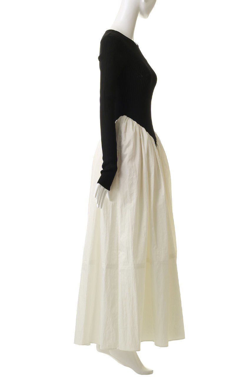 【プランク プロジェクト/PRANK PROJECT】のニットコンビロングドレス / Knit Combination Long Dress 人気、トレンドファッション・服の通販 founy(ファニー) 　ファッション　Fashion　レディースファッション　Fashion for Women　ワンピース　Dresses　フォーマル・パーティードレス・結婚式用ドレス　Elegant & Casual Dresses　チュニック　Tunic Tops & Dresses　コンビ　Combo, Combination Style　タフタ　Taffeta, Structured Fabric　チュニック　Tunic, Long Top　ドレス　Dress, One-Piece　フィット　Fit, Slim Fit　フォルム　Silhouette, Form　ロング　Long, Long-Length　other-3|ID: prp329100004622114 ipo3291000000035865107