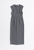 【プランク プロジェクト/PRANK PROJECT】のハンドステッチディープVドレス / Hand-stitched Deep V-neck Dress 人気、トレンドファッション・服の通販 founy(ファニー) ファッション Fashion レディースファッション Fashion for Women ワンピース Dresses フォーマル・パーティードレス・結婚式用ドレス Elegant & Casual Dresses チュニック Tunic Tops & Dresses 2025年 2025 2025-2026秋冬・A/W Autumn/Winter 2025–26 AW25–26 スリット Slit, Slit Detail ダブル Double, Double-Breasted チュニック Tunic, Long Top ドレス Dress, One-Piece ハンド Hand, Handmade ポケット Pocket, Pocket Detail ロング Long, Long-Length A/W・秋冬 Autumn/Winter |ID:prp329100004622117
