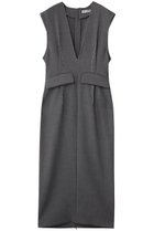 【プランク プロジェクト/PRANK PROJECT】のハンドステッチディープVドレス / Hand-stitched Deep V-neck Dress GRY(グレー)|ID: prp329100004622117 ipo3291000000036131766