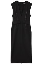 【プランク プロジェクト/PRANK PROJECT】のハンドステッチディープVドレス / Hand-stitched Deep V-neck Dress BLK(ブラック)|ID: prp329100004622117 ipo3291000000036131767