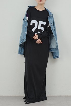 【ガリャルダガランテ/GALLARDAGALANTE】の【PEAS】フットボールワンピース 人気、トレンドファッション・服の通販 founy(ファニー) ファッション Fashion レディースファッション Fashion for Women ワンピース Dresses チュニック Tunic Tops & Dresses 2025年 2025 2025-2026秋冬・A/W Autumn/Winter 2025–26 AW25–26 チュニック Tunic, Long Top デニム Denim, Jeans Material プリント Print, Printed Pattern モダン Modern, Contemporary リラックス Relax, Relaxed Fit ロング Long, Long-Length ヴィンテージ Vintage Style A/W・秋冬 Autumn/Winter |ID:prp329100004622119