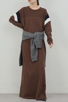 【ガリャルダガランテ/GALLARDAGALANTE】の【PEAS】フットボールワンピース 人気、トレンドファッション・服の通販 founy(ファニー) ファッション Fashion レディースファッション Fashion for Women ワンピース Dresses チュニック Tunic Tops & Dresses 2025年 2025 2025-2026秋冬・A/W Autumn/Winter 2025–26 AW25–26 チュニック Tunic, Long Top デニム Denim, Jeans Material プリント Print, Printed Pattern モダン Modern, Contemporary リラックス Relax, Relaxed Fit ロング Long, Long-Length ヴィンテージ Vintage Style A/W・秋冬 Autumn/Winter thumbnail ブラウン|ID: prp329100004622119 ipo3291000000033169474