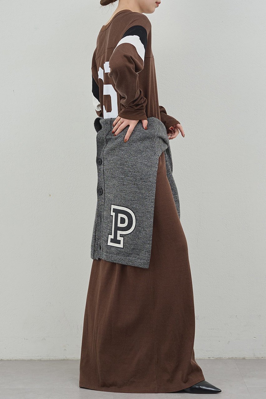 【ガリャルダガランテ/GALLARDAGALANTE】の【PEAS】フットボールワンピース 人気、トレンドファッション・服の通販 founy(ファニー) 　ファッション　Fashion　レディースファッション　Fashion for Women　ワンピース　Dresses　チュニック　Tunic Tops & Dresses　2025年　2025　2025-2026秋冬・A/W　Autumn/Winter 2025–26 AW25–26　チュニック　Tunic, Long Top　デニム　Denim, Jeans Material　プリント　Print, Printed Pattern　モダン　Modern, Contemporary　リラックス　Relax, Relaxed Fit　ロング　Long, Long-Length　ヴィンテージ　Vintage Style　A/W・秋冬　Autumn/Winter　other-3|ID: prp329100004622119 ipo3291000000033169478