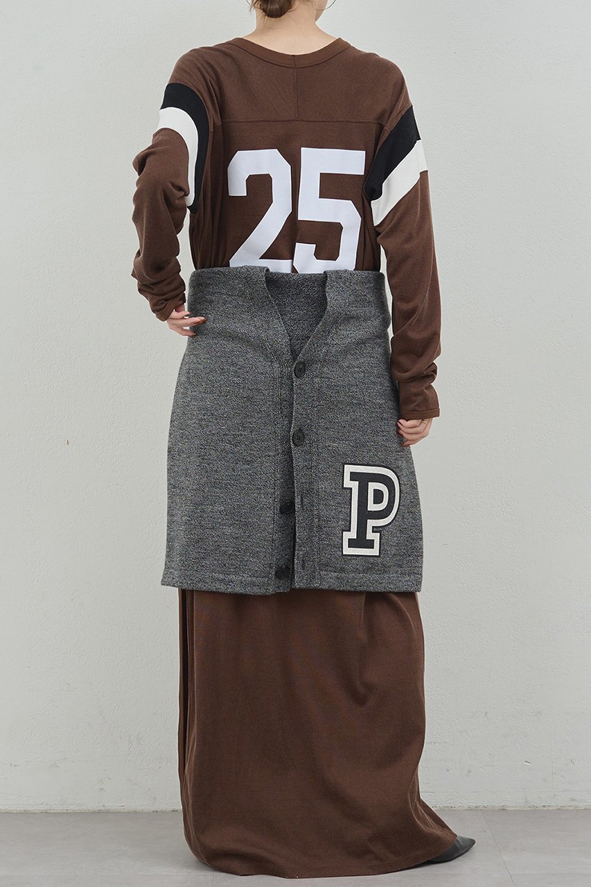 【ガリャルダガランテ/GALLARDAGALANTE】の【PEAS】フットボールワンピース 人気、トレンドファッション・服の通販 founy(ファニー) 　ファッション　Fashion　レディースファッション　Fashion for Women　ワンピース　Dresses　チュニック　Tunic Tops & Dresses　2025年　2025　2025-2026秋冬・A/W　Autumn/Winter 2025–26 AW25–26　チュニック　Tunic, Long Top　デニム　Denim, Jeans Material　プリント　Print, Printed Pattern　モダン　Modern, Contemporary　リラックス　Relax, Relaxed Fit　ロング　Long, Long-Length　ヴィンテージ　Vintage Style　A/W・秋冬　Autumn/Winter　other-4|ID: prp329100004622119 ipo3291000000033169479