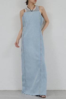 【ガリャルダガランテ/GALLARDAGALANTE】の【PEAS】リメイクデニムドレス 人気、トレンドファッション・服の通販 founy(ファニー) ファッション Fashion レディースファッション Fashion for Women ワンピース Dresses フォーマル・パーティードレス・結婚式用ドレス Elegant & Casual Dresses チュニック Tunic Tops & Dresses 2025年 2025 2025-2026秋冬・A/W Autumn/Winter 2025–26 AW25–26 スリット Slit, Slit Detail チュニック Tunic, Long Top デニム Denim, Jeans Material フリンジ Fringe, Tassel ラップ Wrap, Wrap Design リメイク Remake, Reconstructed ロング Long, Long-Length A/W・秋冬 Autumn/Winter |ID:prp329100004622120