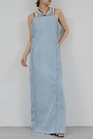 【ガリャルダガランテ/GALLARDAGALANTE】の【PEAS】リメイクデニムドレス 人気、トレンドファッション・服の通販 founy(ファニー) ファッション Fashion レディースファッション Fashion for Women ワンピース Dresses フォーマル・パーティードレス・結婚式用ドレス Elegant & Casual Dresses チュニック Tunic Tops & Dresses スリット Slit, Slit Detail チュニック Tunic, Long Top デニム Denim, Jeans Material フリンジ Fringe, Tassel ラップ Wrap, Wrap Design リメイク Remake, Reconstructed ロング Long, Long-Length |ID:prp329100004622120