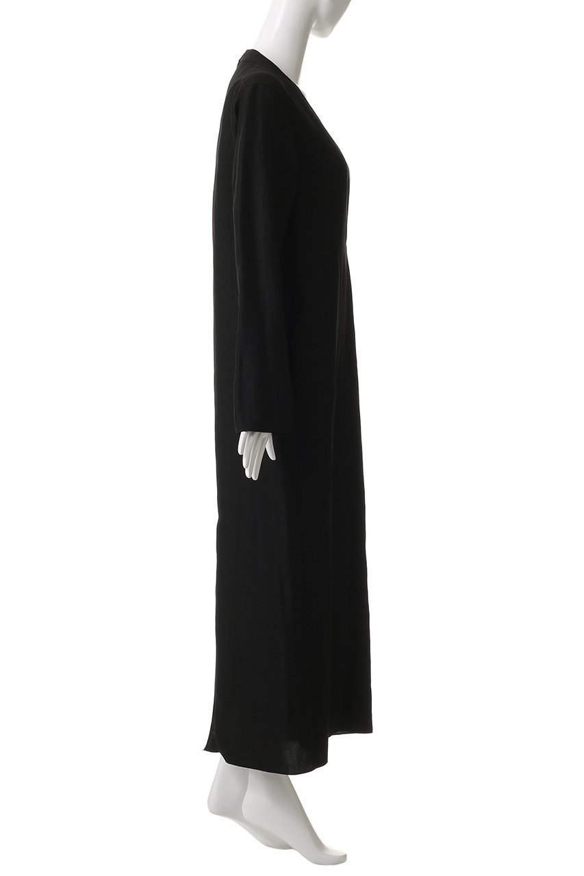 【イレーヴ/YLEVE】のテンセル リネン V ネック ワンピース 人気、トレンドファッション・服の通販 founy(ファニー) 　ファッション　Fashion　レディースファッション　Fashion for Women　ワンピース　Dresses　チュニック　Tunic Tops & Dresses　2025年　2025　2025-2026秋冬・A/W　Autumn/Winter 2025–26 AW25–26　ストレート　Straight, Straight Cut　タンブラー　Tumbler, Travel Mug　チュニック　Tunic, Long Top　ドレス　Dress, One-Piece　ポケット　Pocket, Pocket Detail　ラップ　Wrap, Wrap Design　リネン　Linen, Linen Fabric　ロング　Long, Long-Length　A/W・秋冬　Autumn/Winter　other-3|ID: prp329100004622122 ipo3291000000033169512