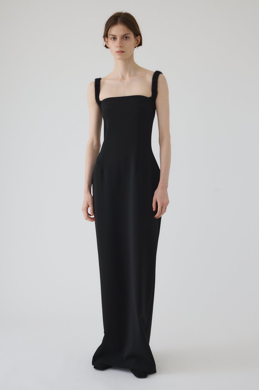 【リムアーク/RIM.ARK】のCurvy dress/ドレス インテリア・キッズ・メンズ・レディースファッション・服の通販 founy(ファニー) 　ファッション　Fashion　レディースファッション　Fashion for Women　ワンピース　Dresses　フォーマル・パーティードレス・結婚式用ドレス　Elegant & Casual Dresses　チュニック　Tunic Tops & Dresses　インナー　Innerwear　ショルダー　Shoulder, Shoulder Strap　チュニック　Tunic, Long Top　ドレス　Dress, One-Piece　モダン　Modern, Contemporary　ロング　Long, Long-Length　ブラック|ID: prp329100004622123 ipo3291000000035865123