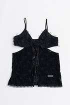 【プランク プロジェクト/PRANK PROJECT】のレースラッフルブラウス / Lace Ruffled Blouse BLK(ブラック)|ID: prp329100004622124 ipo3291000000033169534
