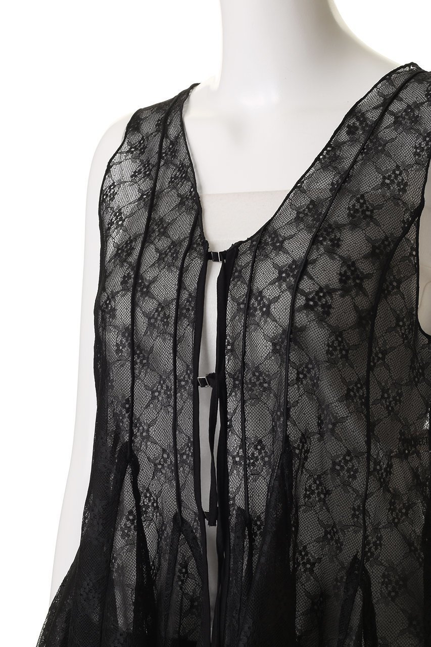 【プランク プロジェクト/PRANK PROJECT】のランダムヘムレーストップ / Random Hem Lace Top 人気、トレンドファッション・服の通販 founy(ファニー) 　ファッション　Fashion　レディースファッション　Fashion for Women　トップス・カットソー　Cut & Sew Tops　シャツ・ブラウス・オフィスカジュアル　Elegant Blouses & Button-Ups　スリーブ　Sleeve, Long Sleeve / Short Sleeve　チュール　Tulip, Tulip Motif　ノースリーブ　Sleeveless, No-Sleeve　ヘムライン　Hemline, Bottom Cut　レース　Lace, Lace Fabric　ロング　Long, Long-Length　other-7|ID: prp329100004622128 ipo3291000000033408342