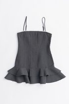 【プランク プロジェクト/PRANK PROJECT】のウーステッドフリルチュニック / Waste Frill Tunic C.GRY(チャコールグレー)|ID: prp329100004622129 ipo3291000000033169609