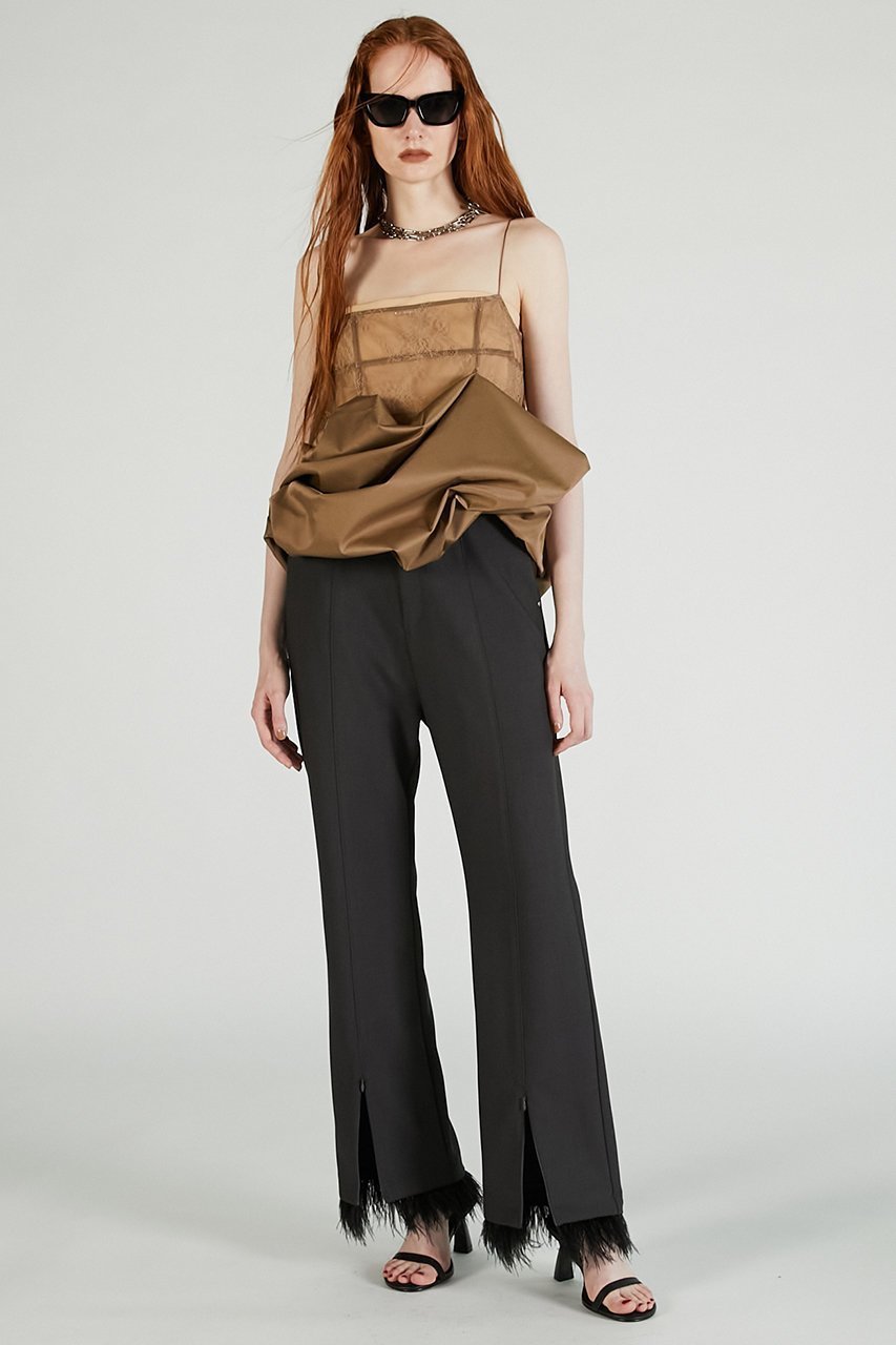 【プランク プロジェクト/PRANK PROJECT】のボリュームヘムキャミソール / Volume Hem Camisole 人気、トレンドファッション・服の通販 founy(ファニー) ファッション Fashion レディースファッション Fashion for Women トップス・カットソー Cut & Sew Tops キャミソール&ノースリーブ Camisoles & Sleeveless Tops シャツ・ブラウス・オフィスカジュアル Elegant Blouses & Button-Ups コンパクト Compact, Small Size サテン Satin, Glossy Fabric ノースリーブ Sleeveless, No-Sleeve バルーン Balloon, Balloon Silhouette フォルム Silhouette, Form ボトム Bottoms, Lower Wear マニッシュ Mannish, Boyish レース Lace, Lace Fabric エレガント 上品 Elegant other-8|ID: prp329100004622130 ipo3291000000033169634