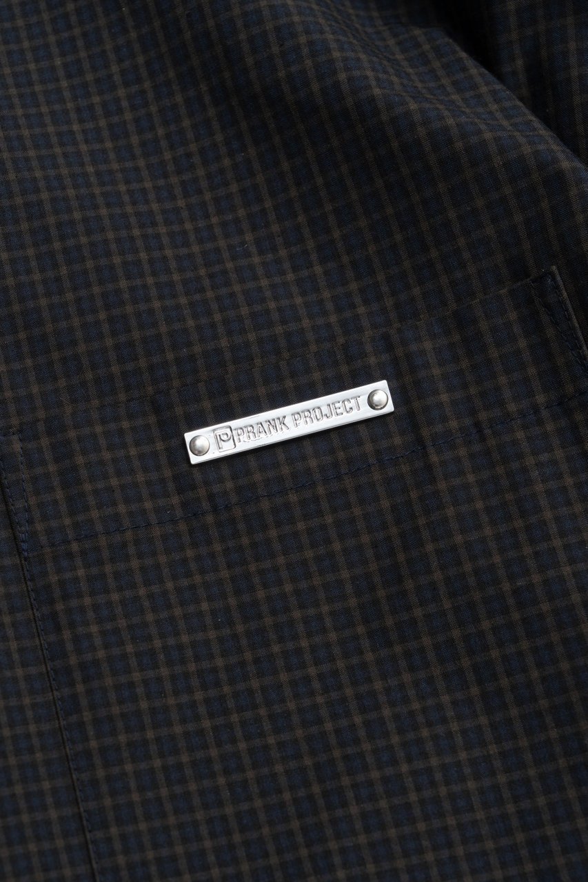 【プランク プロジェクト/PRANK PROJECT】のダブルカラーパワショルオーバーシャツ / Double Collar Power Shirt Over Shirt 人気、トレンドファッション・服の通販 founy(ファニー) ファッション Fashion レディースファッション Fashion for Women トップス・カットソー Cut & Sew Tops シャツ・ブラウス・オフィスカジュアル Elegant Blouses & Button-Ups おすすめ Recommended / Our Picks グログラン Grosgrain, Grosgrain Ribbon スリーブ Sleeve, Long Sleeve / Short Sleeve ダブル Double, Double-Breasted チェック Check, Plaid, Tartan ロング Long, Long-Length other-5|ID: prp329100004622131 ipo3291000000033169646