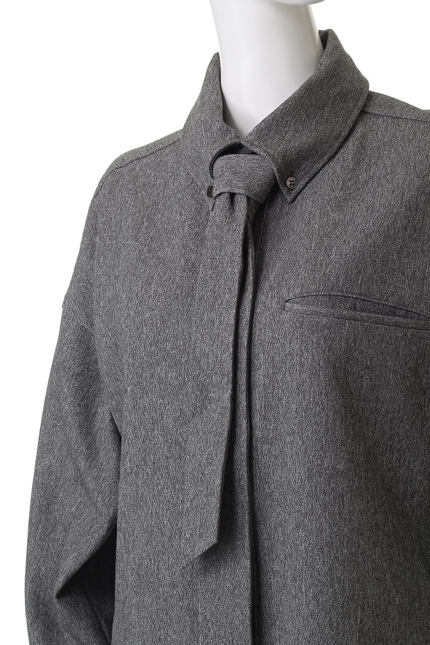 【プランク プロジェクト/PRANK PROJECT】のネクタイ付きシャツ / Shirt with Tie 人気、トレンドファッション・服の通販 founy(ファニー) ファッション Fashion レディースファッション Fashion for Women トップス・カットソー Cut & Sew Tops シャツ・ブラウス・オフィスカジュアル Elegant Blouses & Button-Ups スリット Slit, Slit Detail スリーブ Sleeve, Long Sleeve / Short Sleeve ダウン Down, Puffer ロング Long, Long-Length other-7|ID: prp329100004622134 ipo3291000000033313895