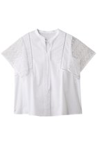 【アナイ/ANAYI】のケミカルレーススリーブコンビブラウス 人気、トレンドファッション・服の通販 founy(ファニー) ファッション Fashion レディースファッション Fashion for Women トップス・カットソー Cut & Sew Tops シャツ・ブラウス・オフィスカジュアル Elegant Blouses & Button-Ups 2025年 2025 2025-2026秋冬・A/W Autumn/Winter 2025–26 AW25–26 ケミカル Chemical, Chemical Wash スリーブ Sleeve, Long Sleeve / Short Sleeve ハンカチ Handkerchief, Hanky フェミニン Feminine, Girly レース Lace, Lace Fabric ロング Long, Long-Length A/W・秋冬 Autumn/Winter thumbnail ホワイト|ID: prp329100004622135 ipo3291000000033169686