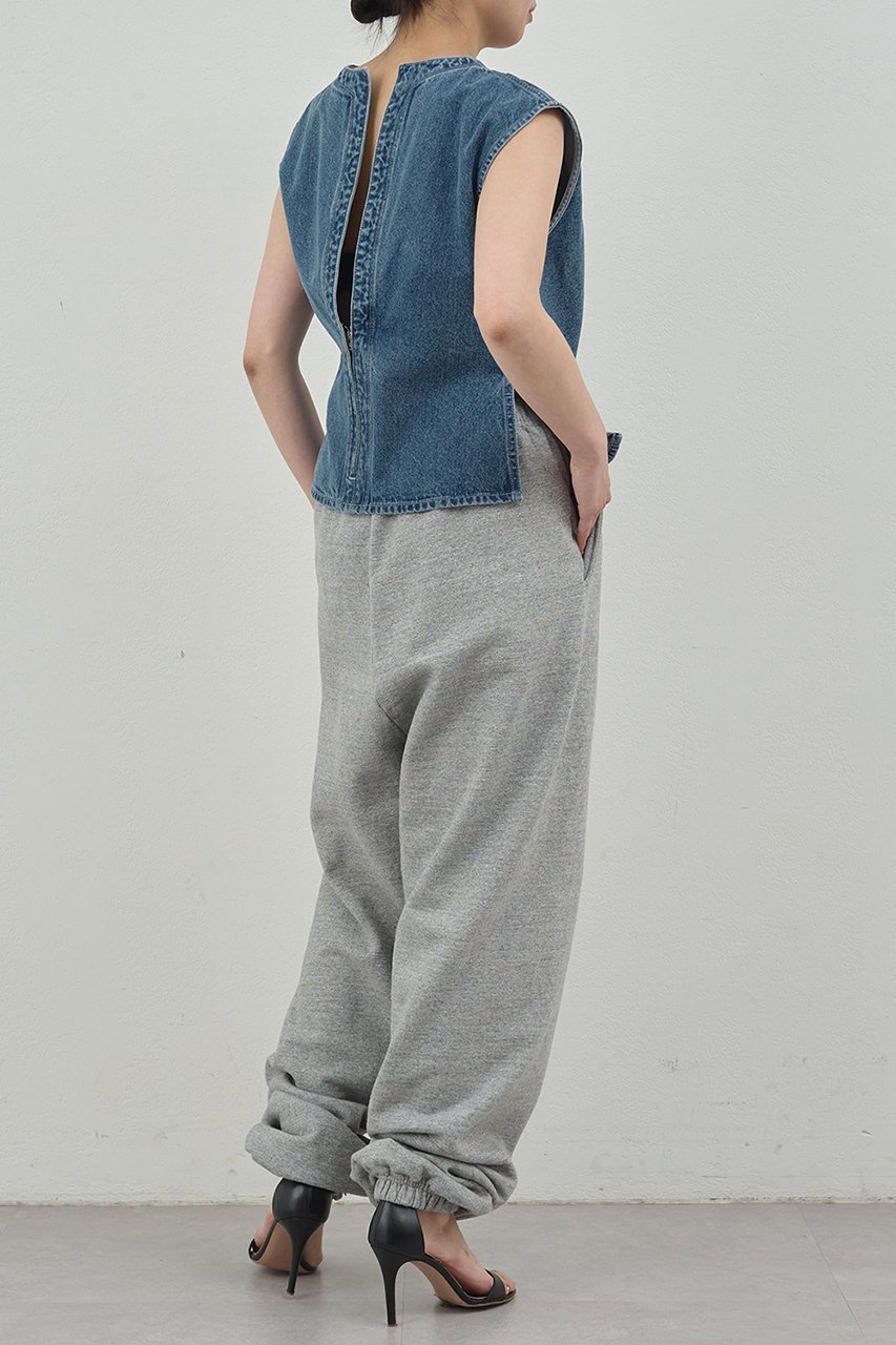 【ガリャルダガランテ/GALLARDAGALANTE】の【PEAS】ドレープデニムプルオーバー 人気、トレンドファッション・服の通販 founy(ファニー) 　ファッション　Fashion　レディースファッション　Fashion for Women　トップス・カットソー　Cut & Sew Tops　シャツ・ブラウス・オフィスカジュアル　Elegant Blouses & Button-Ups　カジュアルプルオーバー・ニットトップス　Pullovers & Knit Tops / Casual Pullovers　アシンメトリー　Asymmetrical Style　ショート　Short, Short Length　スリット　Slit, Slit Detail　スリーブ　Sleeve, Long Sleeve / Short Sleeve　デニム　Denim, Jeans Material　ドレス　Dress, One-Piece　ドレープ　Drape, Draping Fabric　ワーク　Workwear, Utility Style　other-4|ID: prp329100004622136 ipo3291000000036241312