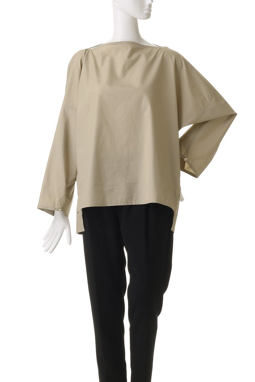 【イレーヴ/YLEVE】のFINX コットン ウェザープルオーバーシャツ 人気、トレンドファッション・服の通販 founy(ファニー) 　ファッション　Fashion　レディースファッション　Fashion for Women　トップス・カットソー　Cut & Sew Tops　シャツ・ブラウス・オフィスカジュアル　Elegant Blouses & Button-Ups　ポロシャツ・きれいめカジュアル　Smart-Casual Polo Tops　カジュアルプルオーバー・ニットトップス　Pullovers & Knit Tops / Casual Pullovers　スリーブ　Sleeve, Long Sleeve / Short Sleeve　ポロシャツ　Polo Shirt, Collared Tee　エレガント 上品　Elegant　other-2|ID: prp329100004622140 ipo3291000000036131834