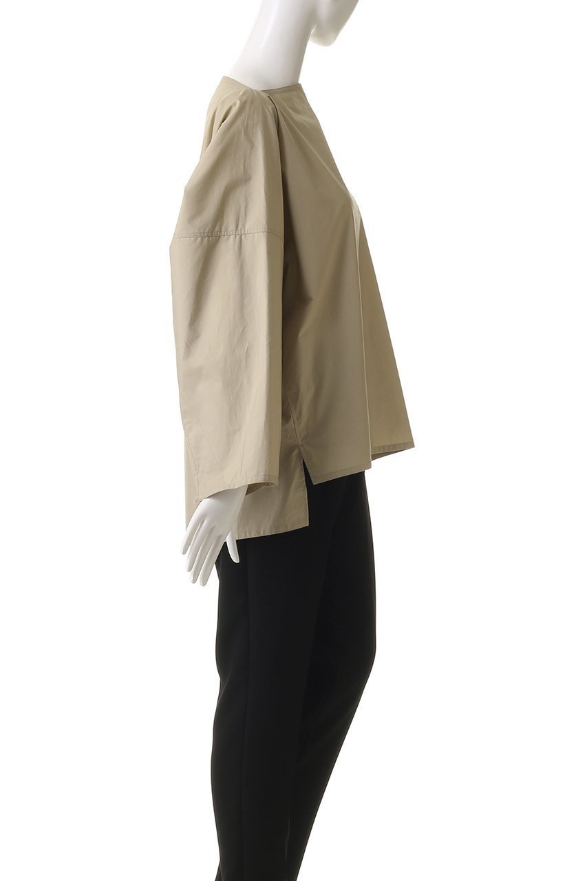 【イレーヴ/YLEVE】のFINX コットン ウェザープルオーバーシャツ 人気、トレンドファッション・服の通販 founy(ファニー) 　ファッション　Fashion　レディースファッション　Fashion for Women　トップス・カットソー　Cut & Sew Tops　シャツ・ブラウス・オフィスカジュアル　Elegant Blouses & Button-Ups　ポロシャツ・きれいめカジュアル　Smart-Casual Polo Tops　カジュアルプルオーバー・ニットトップス　Pullovers & Knit Tops / Casual Pullovers　スリーブ　Sleeve, Long Sleeve / Short Sleeve　ポロシャツ　Polo Shirt, Collared Tee　エレガント 上品　Elegant　other-3|ID: prp329100004622140 ipo3291000000036131835