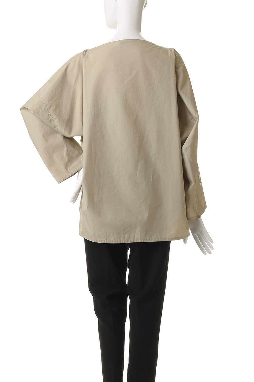 【イレーヴ/YLEVE】のFINX コットン ウェザープルオーバーシャツ 人気、トレンドファッション・服の通販 founy(ファニー) 　ファッション　Fashion　レディースファッション　Fashion for Women　トップス・カットソー　Cut & Sew Tops　シャツ・ブラウス・オフィスカジュアル　Elegant Blouses & Button-Ups　ポロシャツ・きれいめカジュアル　Smart-Casual Polo Tops　カジュアルプルオーバー・ニットトップス　Pullovers & Knit Tops / Casual Pullovers　スリーブ　Sleeve, Long Sleeve / Short Sleeve　ポロシャツ　Polo Shirt, Collared Tee　エレガント 上品　Elegant　other-4|ID: prp329100004622140 ipo3291000000036131836