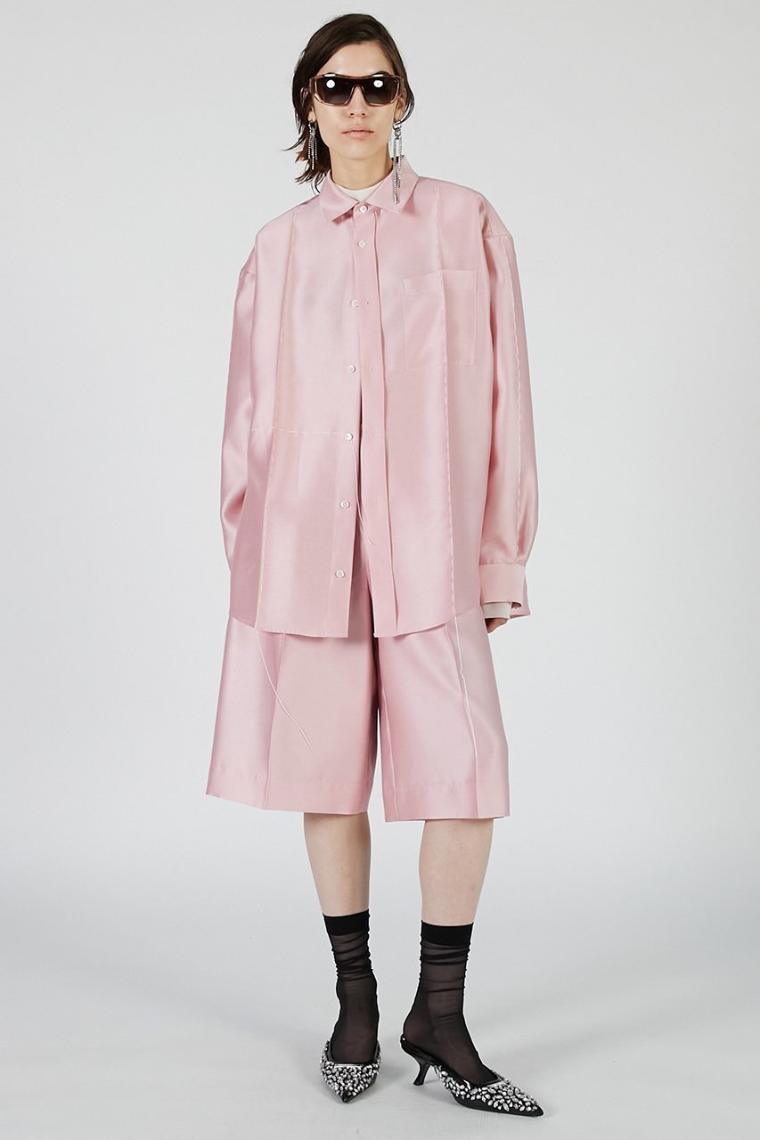 【プランク プロジェクト/PRANK PROJECT】のハンドステッチシャツ / Hand Stitched Shirt 人気、トレンドファッション・服の通販 founy(ファニー) 　ファッション　Fashion　レディースファッション　Fashion for Women　トップス・カットソー　Cut & Sew Tops　シャツ・ブラウス・オフィスカジュアル　Elegant Blouses & Button-Ups　2025年　2025　2025-2026秋冬・A/W　Autumn/Winter 2025–26 AW25–26　オーガンジー　Organza Fabric　シルク　Silk, 100% Silk　スリーブ　Sleeve, Long Sleeve / Short Sleeve　セットアップ　Set-Up, Coordinated Outfit　ハンド　Hand, Handmade　フォルム　Silhouette, Form　リラックス　Relax, Relaxed Fit　ロング　Long, Long-Length　A/W・秋冬　Autumn/Winter　other-7|ID: prp329100004622141 ipo3291000000033169746