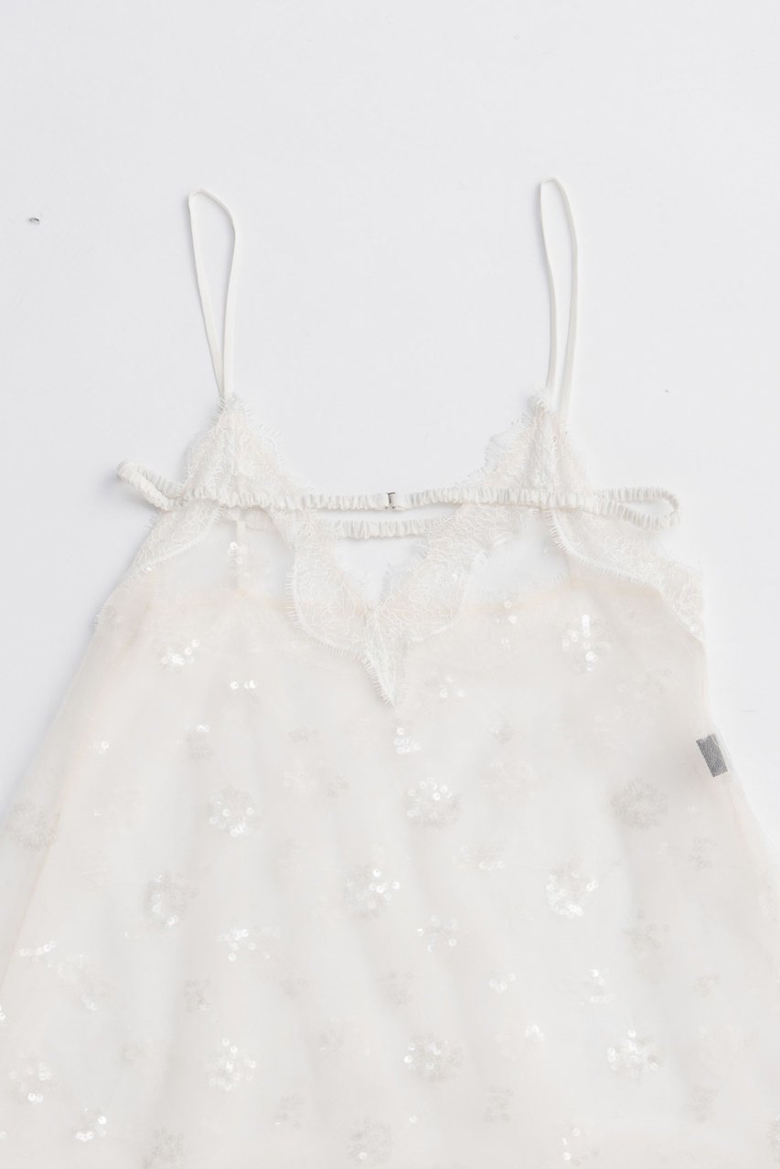 【プランク プロジェクト/PRANK PROJECT】のシークインファートリムベビードール / Sequin Fur Trim Baby Doll 人気、トレンドファッション・服の通販 founy(ファニー) 　ファッション　Fashion　レディースファッション　Fashion for Women　トップス・カットソー　Cut & Sew Tops　キャミソール&ノースリーブ　Camisoles & Sleeveless Tops　シャツ・ブラウス・オフィスカジュアル　Elegant Blouses & Button-Ups　2025年　2025　2025-2026秋冬・A/W　Autumn/Winter 2025–26 AW25–26　おすすめ　Recommended / Our Picks　カットソー　Cut and Sewn Top　スウェット / スエット　Sweatshirt, Sweatwear　ダウン　Down, Puffer　デニム　Denim, Jeans Material　トリミング　Trimming, Decorative Edge　ノースリーブ　Sleeveless, No-Sleeve　フェイクファー　Faux Fur, Imitation Fur　A/W・秋冬　Autumn/Winter　other-2|ID: prp329100004622142 ipo3291000000033169751