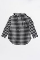 【プランク プロジェクト/PRANK PROJECT】のフーディチェックシャツ / Hoodie Check Shirt BLK(ブラック)|ID: prp329100004622144 ipo3291000000033169768