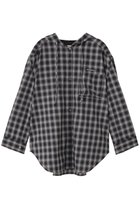 【プランク プロジェクト/PRANK PROJECT】のフーディチェックシャツ / Hoodie Check Shirt BLK(ブラック)|ID: prp329100004622144 ipo3291000000036241352