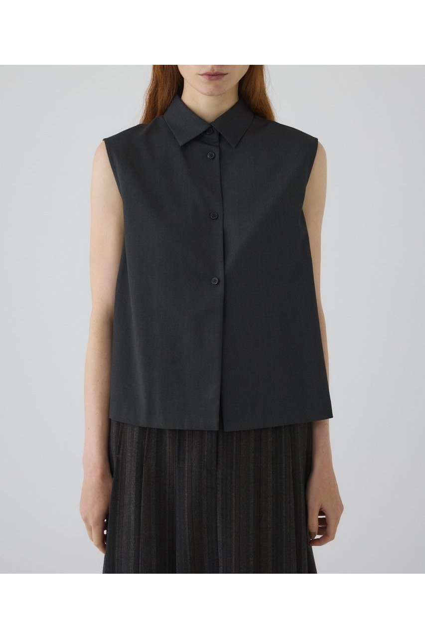 【リムアーク/RIM.ARK】の【8/1 10:00販売開始】Minimal box silhouette SH/シャツ インテリア・キッズ・メンズ・レディースファッション・服の通販 founy(ファニー) 　ファッション　Fashion　レディースファッション　Fashion for Women　トップス・カットソー　Cut & Sew Tops　シャツ・ブラウス・オフィスカジュアル　Elegant Blouses & Button-Ups　おすすめ　Recommended / Our Picks　スリーブ　Sleeve, Long Sleeve / Short Sleeve　ロング　Long, Long-Length　エレガント 上品　Elegant　新作・新入荷　New Arrivals / New In　チャコールグレー|ID: prp329100004622149 ipo3291000000033169816