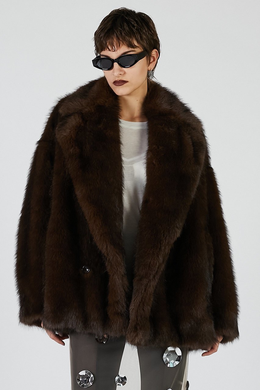 【プランク プロジェクト/PRANK PROJECT】のシャドーファージャケット / Shadow Fur Jacket 人気、トレンドファッション・服の通販 founy(ファニー) 　ファッション　Fashion　レディースファッション　Fashion for Women　アウター　Coat / Outerwear Collection　コート・ロングコート・ピーコート　Long Coats, Peacoats & More　レディースジャケット・軽アウター　Jackets　2025年　2025　2025-2026秋冬・A/W　Autumn/Winter 2025–26 AW25–26　ショート　Short, Short Length　シンプル　Simple, Minimal　スウェット / スエット　Sweatshirt, Sweatwear　ストレート　Straight, Straight Cut　A/W・秋冬　Autumn/Winter　other-2|ID: prp329100004622150 ipo3291000000033169827