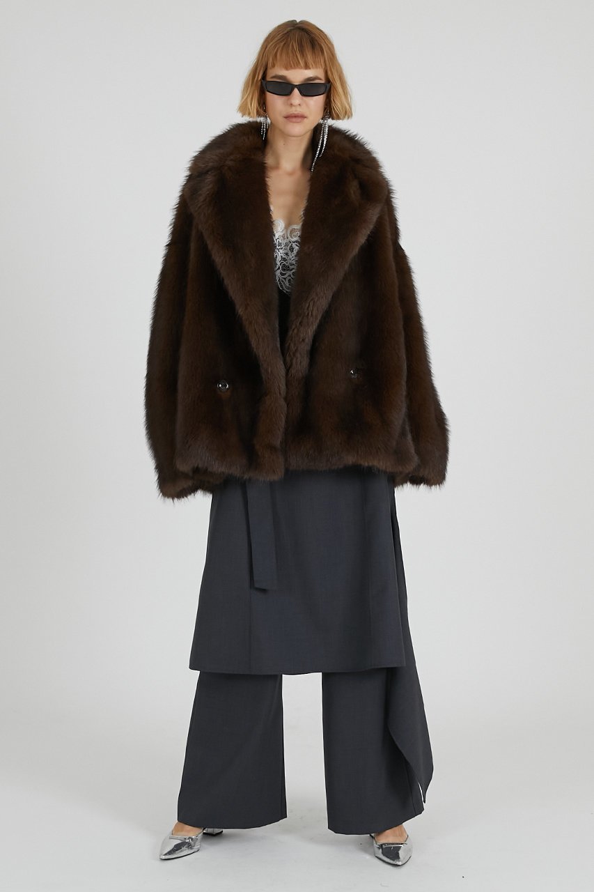 【プランク プロジェクト/PRANK PROJECT】のシャドーファージャケット / Shadow Fur Jacket 人気、トレンドファッション・服の通販 founy(ファニー) 　ファッション　Fashion　レディースファッション　Fashion for Women　アウター　Coat / Outerwear Collection　コート・ロングコート・ピーコート　Long Coats, Peacoats & More　レディースジャケット・軽アウター　Jackets　2025年　2025　2025-2026秋冬・A/W　Autumn/Winter 2025–26 AW25–26　ショート　Short, Short Length　シンプル　Simple, Minimal　スウェット / スエット　Sweatshirt, Sweatwear　ストレート　Straight, Straight Cut　A/W・秋冬　Autumn/Winter　other-4|ID: prp329100004622150 ipo3291000000033169829