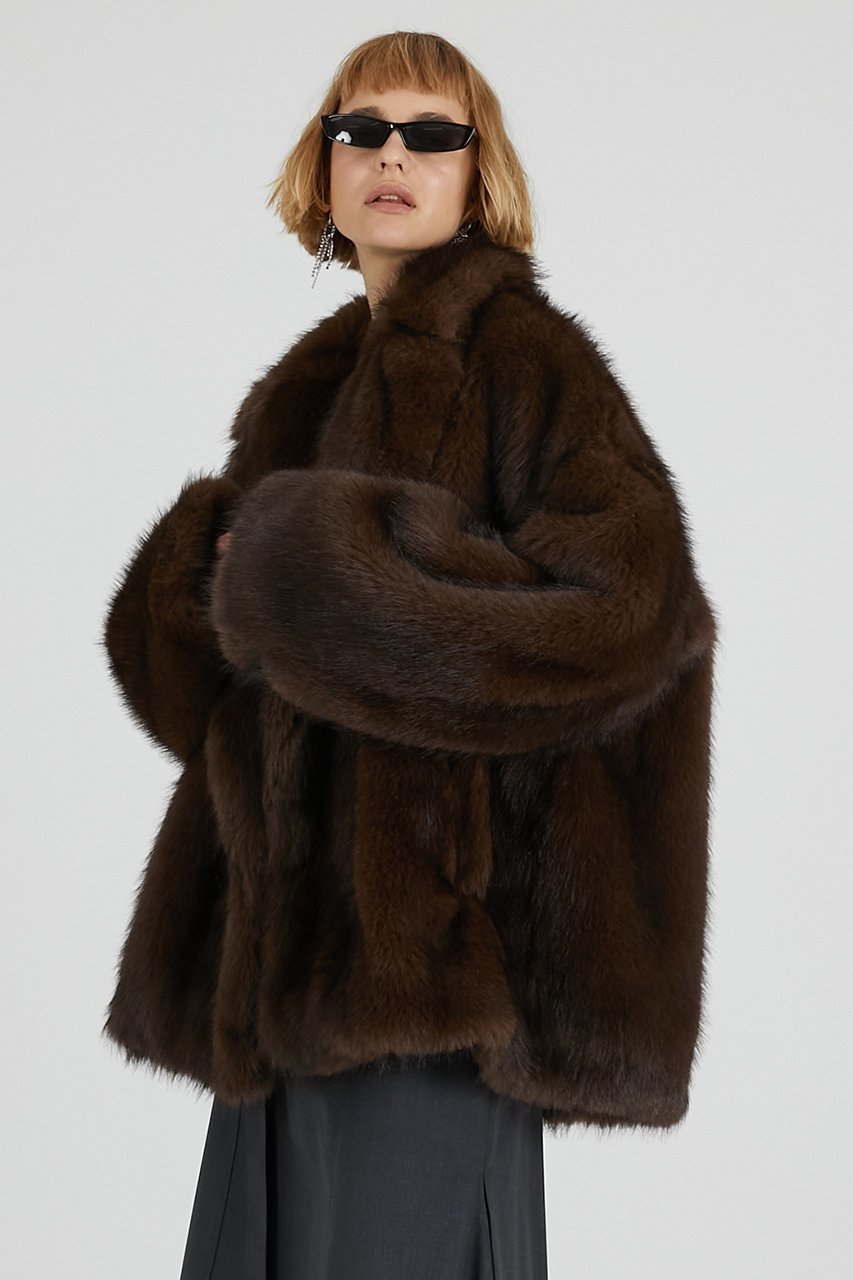 【プランク プロジェクト/PRANK PROJECT】のシャドーファージャケット / Shadow Fur Jacket 人気、トレンドファッション・服の通販 founy(ファニー) 　ファッション　Fashion　レディースファッション　Fashion for Women　アウター　Coat / Outerwear Collection　コート・ロングコート・ピーコート　Long Coats, Peacoats & More　レディースジャケット・軽アウター　Jackets　2025年　2025　2025-2026秋冬・A/W　Autumn/Winter 2025–26 AW25–26　ショート　Short, Short Length　シンプル　Simple, Minimal　スウェット / スエット　Sweatshirt, Sweatwear　ストレート　Straight, Straight Cut　A/W・秋冬　Autumn/Winter　other-5|ID: prp329100004622150 ipo3291000000033169830