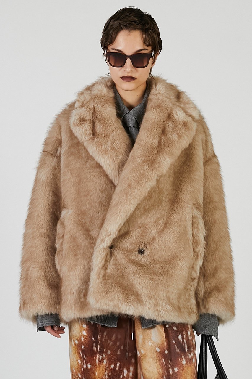 【プランク プロジェクト/PRANK PROJECT】のシャドーファージャケット / Shadow Fur Jacket 人気、トレンドファッション・服の通販 founy(ファニー) 　ファッション　Fashion　レディースファッション　Fashion for Women　アウター　Coat / Outerwear Collection　コート・ロングコート・ピーコート　Long Coats, Peacoats & More　レディースジャケット・軽アウター　Jackets　ショート　Short, Short Length　シンプル　Simple, Minimal　スウェット / スエット　Sweatshirt, Sweatwear　ストレート　Straight, Straight Cut　other-2|ID: prp329100004622150 ipo3291000000033948913