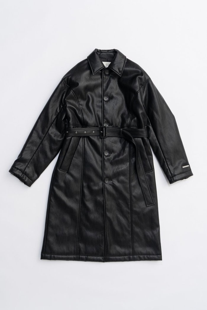 【プランク プロジェクト/PRANK PROJECT】のヴィーガンレザーオーバーロングコート / Vegan Leather Overlong Coat インテリア・キッズ・メンズ・レディースファッション・服の通販 founy(ファニー) https://founy.com/ ファッション Fashion レディースファッション Fashion for Women アウター Coat / Outerwear Collection コート・ロングコート・ピーコート Long Coats, Peacoats & More 2025年 2025 2025-2026秋冬・A/W Autumn/Winter 2025–26 AW25–26 ショルダー Shoulder, Shoulder Strap ドロップ Drop Shoulder, Dropped Style ボックス Boxy, Box Shape ロング Long, Long-Length A/W・秋冬 Autumn/Winter 防寒 Cold Protection, Winter-Ready |ID: prp329100004622151 ipo3291000000033169833