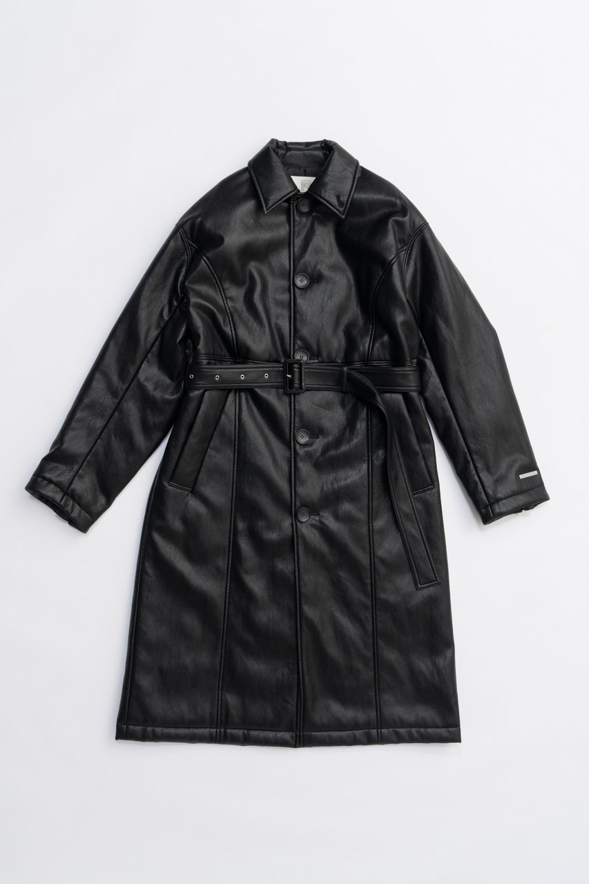 【プランク プロジェクト/PRANK PROJECT】のヴィーガンレザーオーバーロングコート / Vegan Leather Overlong Coat 人気、トレンドファッション・服の通販 founy(ファニー) 　ファッション　Fashion　レディースファッション　Fashion for Women　アウター　Coat / Outerwear Collection　コート・ロングコート・ピーコート　Long Coats, Peacoats & More　2025年　2025　2025-2026秋冬・A/W　Autumn/Winter 2025–26 AW25–26　ショルダー　Shoulder, Shoulder Strap　ドロップ　Drop Shoulder, Dropped Style　ボックス　Boxy, Box Shape　ロング　Long, Long-Length　A/W・秋冬　Autumn/Winter　防寒　Cold Protection, Winter-Ready　 other-1|ID: prp329100004622151 ipo3291000000033169833