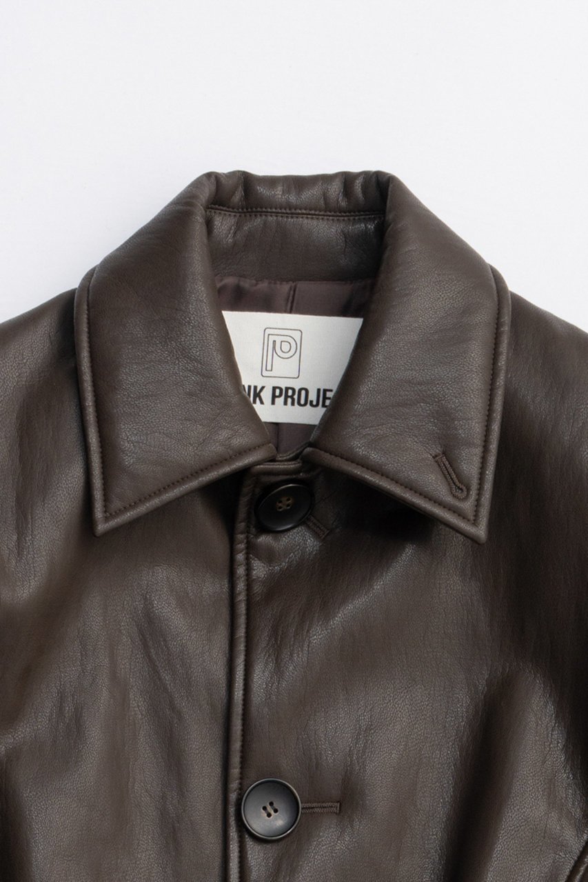 【プランク プロジェクト/PRANK PROJECT】のヴィーガンレザーオーバーロングコート / Vegan Leather Overlong Coat 人気、トレンドファッション・服の通販 founy(ファニー) 　ファッション　Fashion　レディースファッション　Fashion for Women　アウター　Coat / Outerwear Collection　コート・ロングコート・ピーコート　Long Coats, Peacoats & More　2025年　2025　2025-2026秋冬・A/W　Autumn/Winter 2025–26 AW25–26　ショルダー　Shoulder, Shoulder Strap　ドロップ　Drop Shoulder, Dropped Style　ボックス　Boxy, Box Shape　ロング　Long, Long-Length　A/W・秋冬　Autumn/Winter　防寒　Cold Protection, Winter-Ready　other-2|ID: prp329100004622151 ipo3291000000033169836