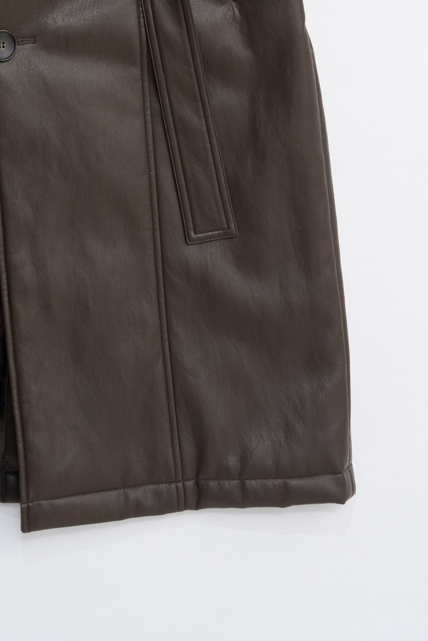 【プランク プロジェクト/PRANK PROJECT】のヴィーガンレザーオーバーロングコート / Vegan Leather Overlong Coat 人気、トレンドファッション・服の通販 founy(ファニー) 　ファッション　Fashion　レディースファッション　Fashion for Women　アウター　Coat / Outerwear Collection　コート・ロングコート・ピーコート　Long Coats, Peacoats & More　2025年　2025　2025-2026秋冬・A/W　Autumn/Winter 2025–26 AW25–26　ショルダー　Shoulder, Shoulder Strap　ドロップ　Drop Shoulder, Dropped Style　ボックス　Boxy, Box Shape　ロング　Long, Long-Length　A/W・秋冬　Autumn/Winter　防寒　Cold Protection, Winter-Ready　other-4|ID: prp329100004622151 ipo3291000000033169838