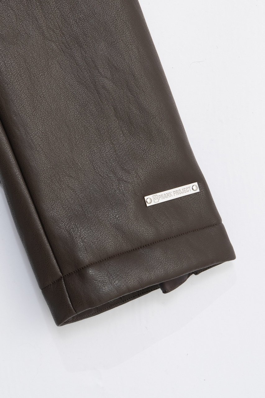 【プランク プロジェクト/PRANK PROJECT】のヴィーガンレザーオーバーロングコート / Vegan Leather Overlong Coat 人気、トレンドファッション・服の通販 founy(ファニー) 　ファッション　Fashion　レディースファッション　Fashion for Women　アウター　Coat / Outerwear Collection　コート・ロングコート・ピーコート　Long Coats, Peacoats & More　2025年　2025　2025-2026秋冬・A/W　Autumn/Winter 2025–26 AW25–26　ショルダー　Shoulder, Shoulder Strap　ドロップ　Drop Shoulder, Dropped Style　ボックス　Boxy, Box Shape　ロング　Long, Long-Length　A/W・秋冬　Autumn/Winter　防寒　Cold Protection, Winter-Ready　other-5|ID: prp329100004622151 ipo3291000000033169839