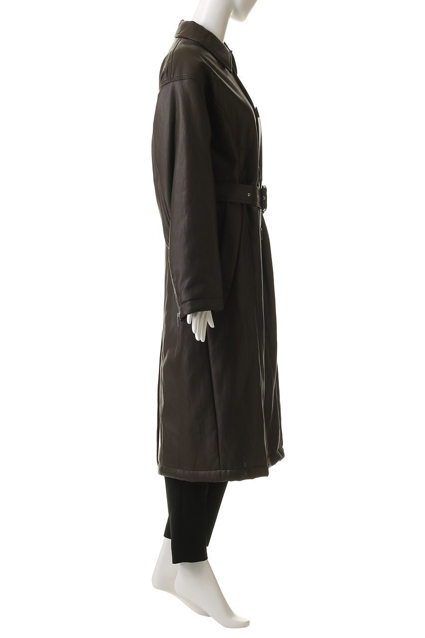 【プランク プロジェクト/PRANK PROJECT】のフェイクレザーオーバーロングコート / faux Leather Overlong Coat 人気、トレンドファッション・服の通販 founy(ファニー) 　ファッション　Fashion　レディースファッション　Fashion for Women　アウター　Coat / Outerwear Collection　コート・ロングコート・ピーコート　Long Coats, Peacoats & More　ショルダー　Shoulder, Shoulder Strap　ドロップ　Drop Shoulder, Dropped Style　ボックス　Boxy, Box Shape　ロング　Long, Long-Length　防寒　Cold Protection, Winter-Ready　other-3|ID: prp329100004622151 ipo3291000000035865180